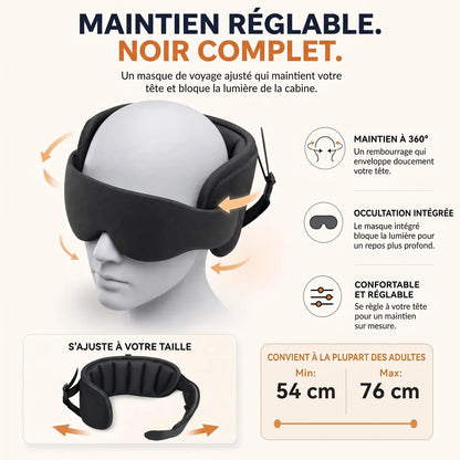 Maintien réglable, noir complet