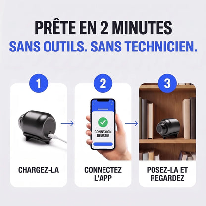 Prête en 2 minutes, sans outils