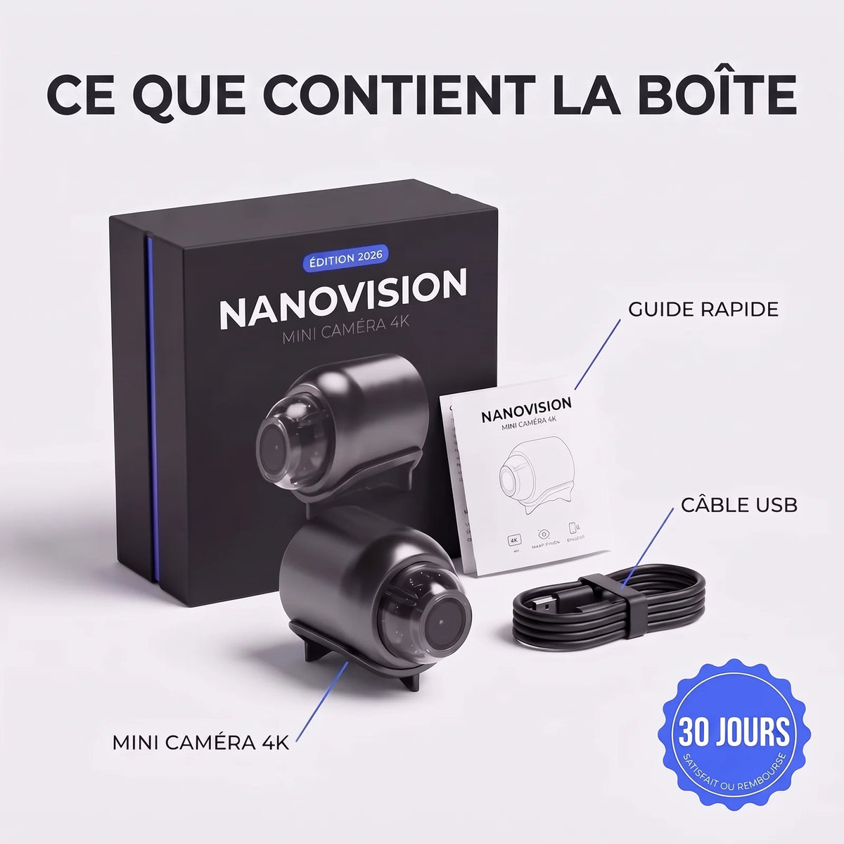 Ce que contient la boîte